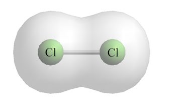 مولکول ناقطبی Cl2