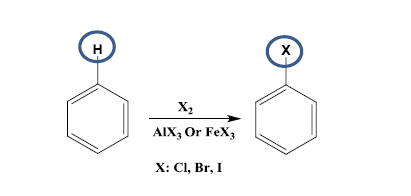 هالوژندار کردن بنزن