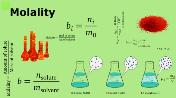 مولالیته چیست ؟ مفهوم و نحوه محاسبه آن