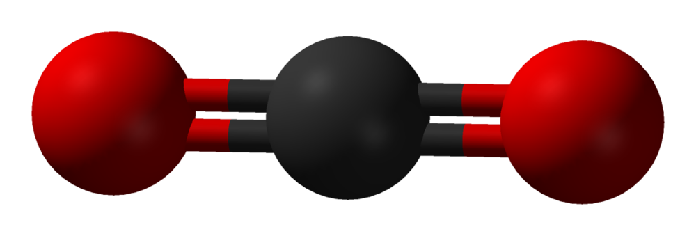 شکل اتمی گاز دی اکسید 