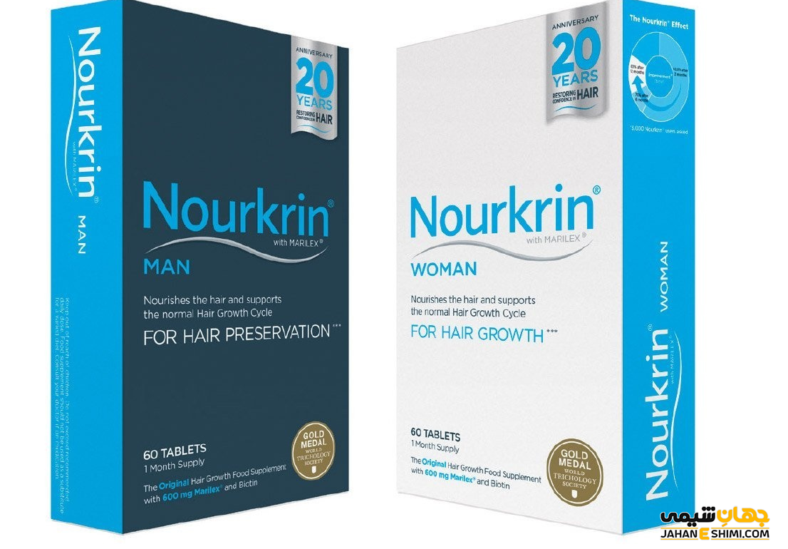 قرص نورکرین فارمامدیکو درمان ریزش مو آقایان و بانوان