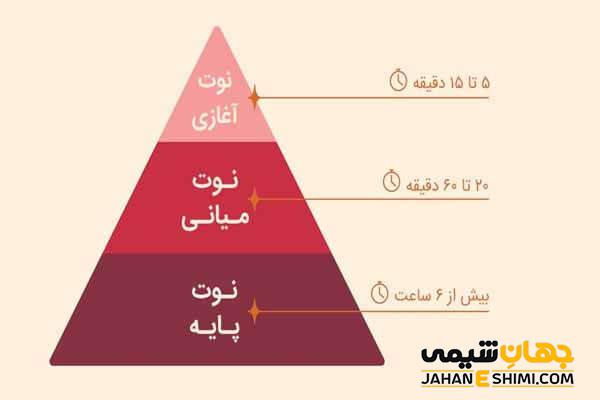 انواع نت های بویایی عطر - معرفی و بررسی آن ها