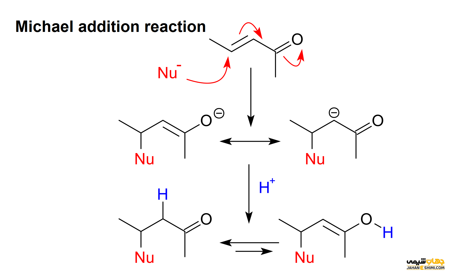 واکنش مایکل در شیمی چیست؟
