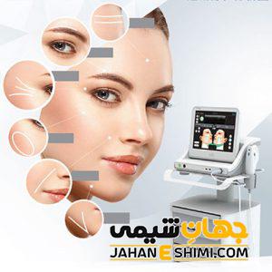 نقاطی که توسط لیزر هایفو درمان می شوند.