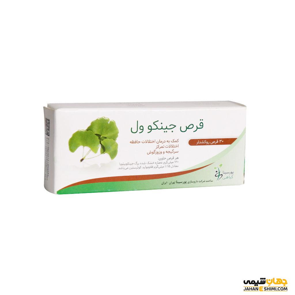 قرص جینکوتیدی موارد مصرف و عوارض آن