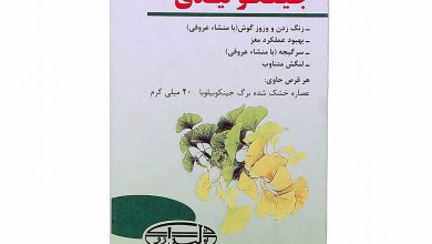 قرص جینکوتیدی موارد مصرف و عوارض آن