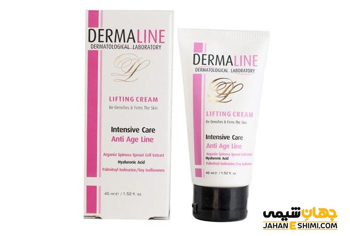 کرم سفت کننده پوست درمالاین مدل re-densifies and firms the skinحجم 45 میلی لیتر