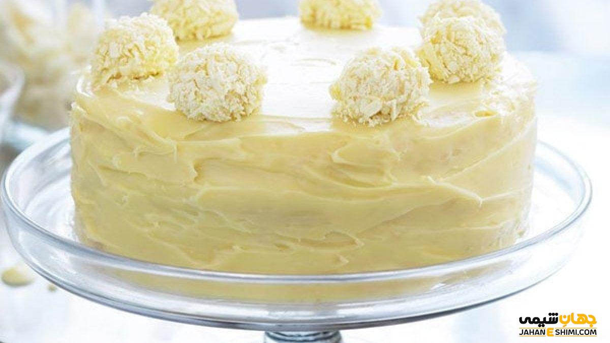 طرز تهیه ی گاناش سفید