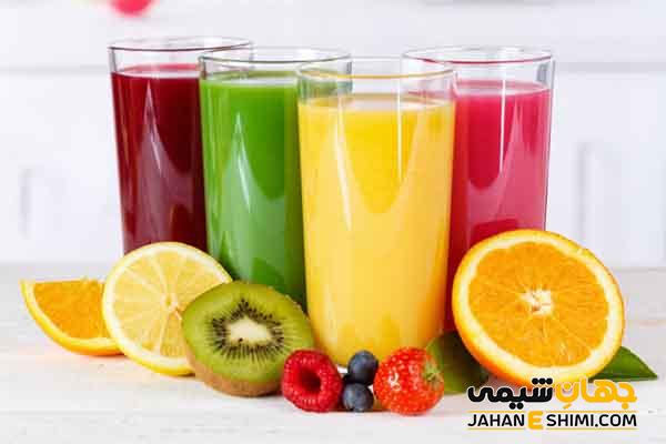 نکتار از مخلوط آب میوه طبیعی یا معادل آن کنسانتره یا پوره میوه .
