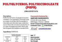 پلی گلیسرول پلی رسینولئات (PGPR) چیست؟ و کاربرد آن