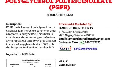 پلی گلیسرول پلی رسینولئات (PGPR) چیست؟ و کاربرد آن