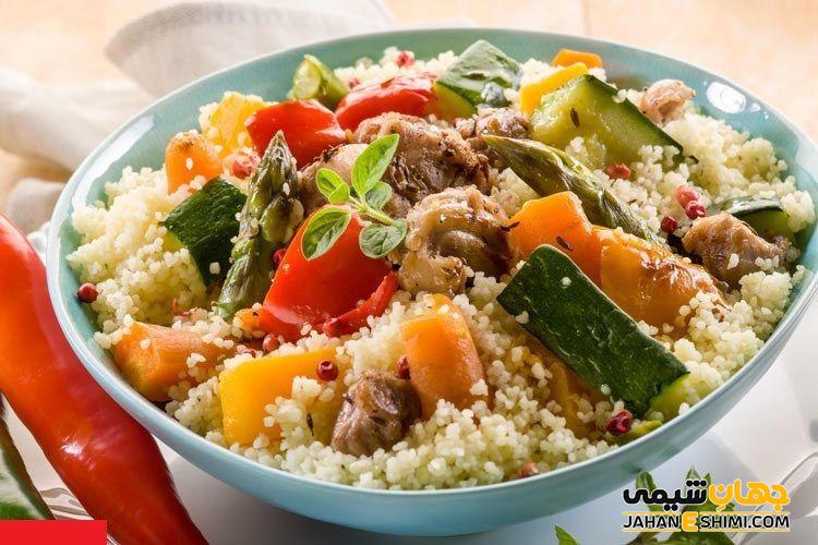 طرز تهیه سالاد کوسکوس