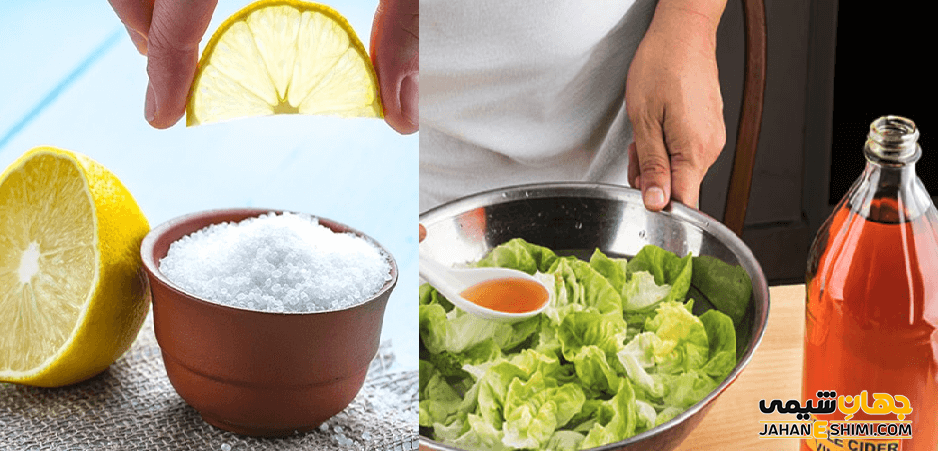 تفاوت اسید سیتریک و اسید استیک