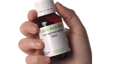 موارد مصرف اسید لاکتیک 85% چیست؟