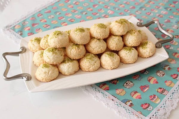 آموزش شیرینی نارگیلی نرم و پفکی فوری