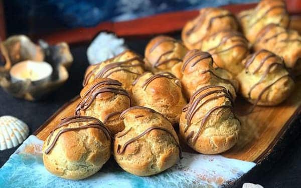 آموزش شیرینی خامه ای سریع و ساده و خوشمزه