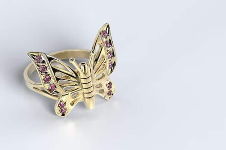 جواهرات پروانه به عنوان هدیه